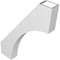 Ekena Millwork 4-in. W x 24-in. D x 32-in. H Westlake Architectural Grade PVC Knee Brace BRCP04X24X32WTL - alternate 4